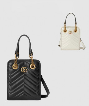 구찌 GG 마몽 마틀라세 미니백 696123