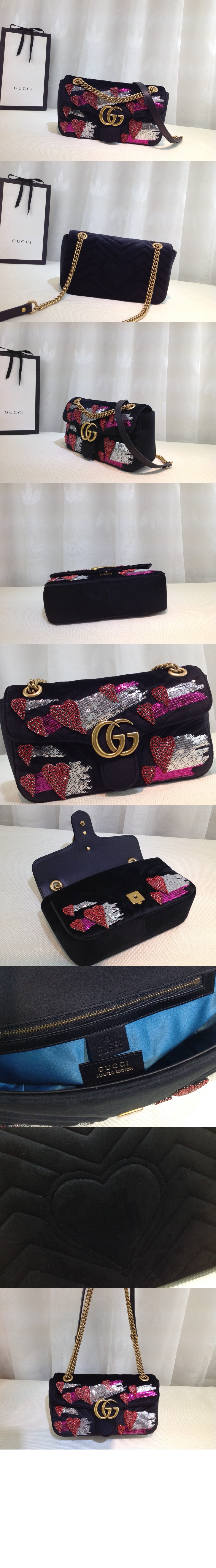 구찌 GG 마몽 스몰 숄더백 443497