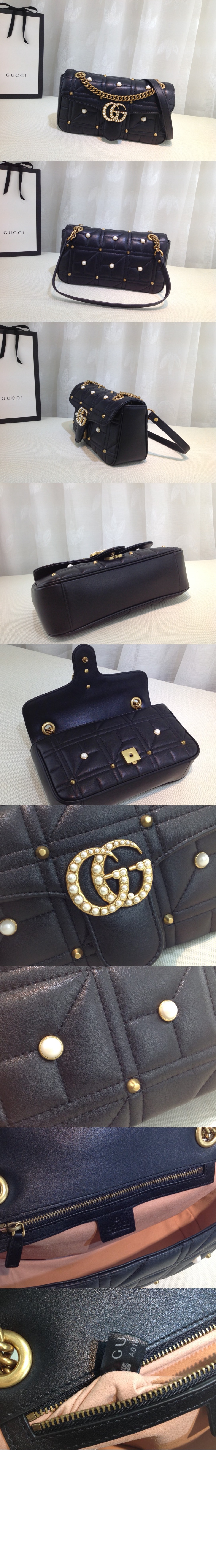 구찌 GG 마몽 스몰 숄더백 443497