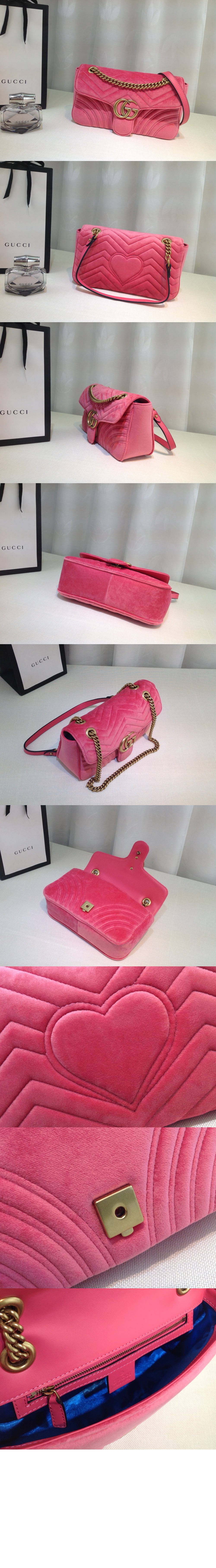 구찌 GG 마몽 스몰 숄더백 443497