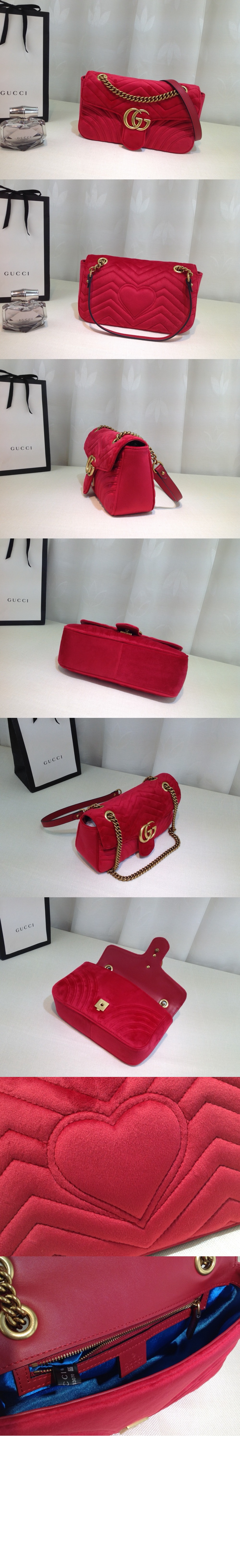 구찌 GG 마몽 스몰 숄더백 443497