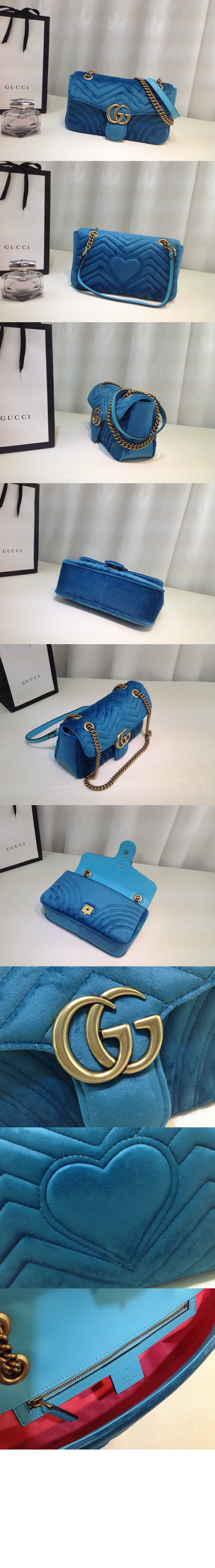 구찌 GG 마몽 스몰 숄더백 443497