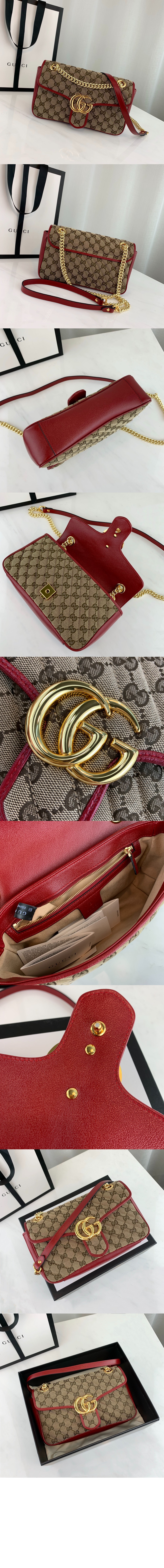 구찌 GG 마몽 스몰 숄더백 443497