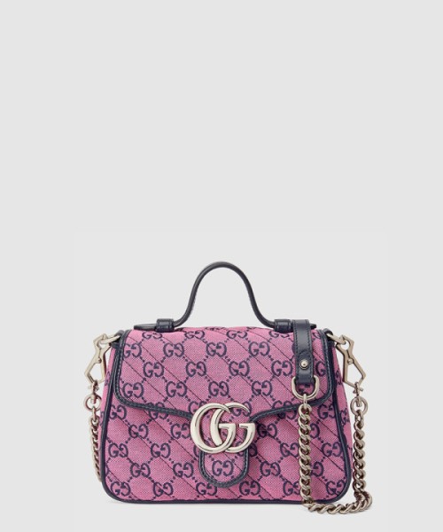 구찌 GG 마몽 멀티컬러 미니 탑핸들백 583571