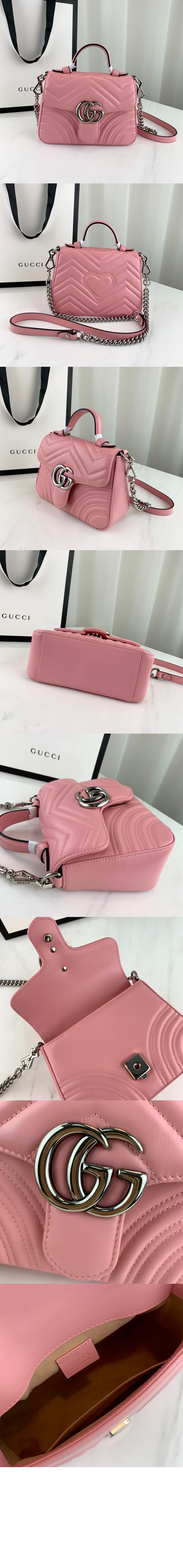 구찌 GG 마몽 미니 탑핸들백 547260