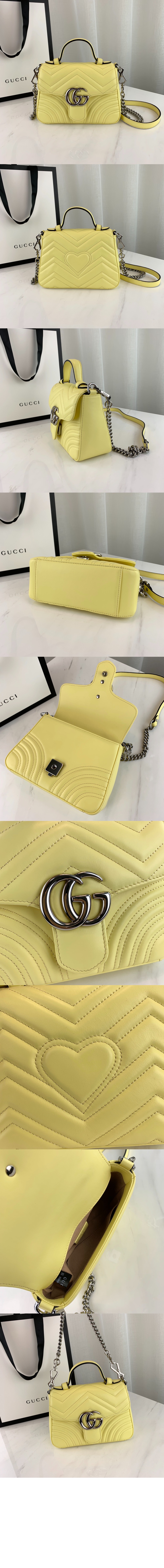 구찌 GG 마몽 미니 탑핸들백 547260