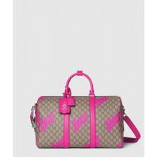 프린트 디테일 미디엄 더플백 834962