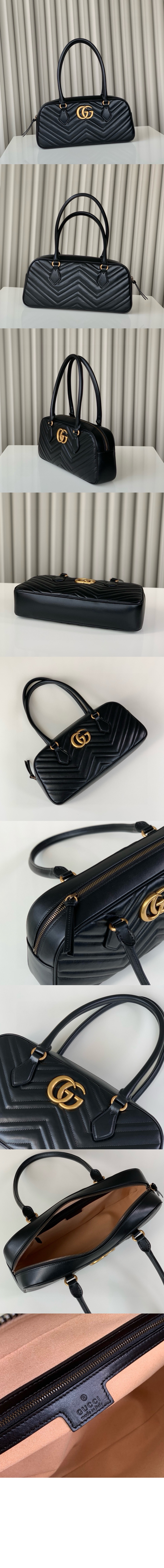 구찌 GG 마몽 미디엄 탑 핸들백 795218