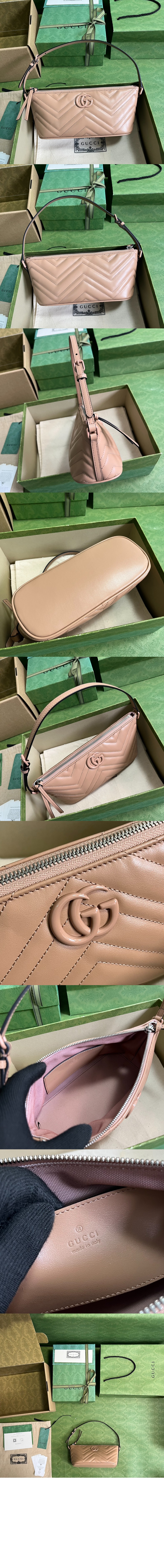 구찌 GG 마몽 마틀라세 숄더백 739166