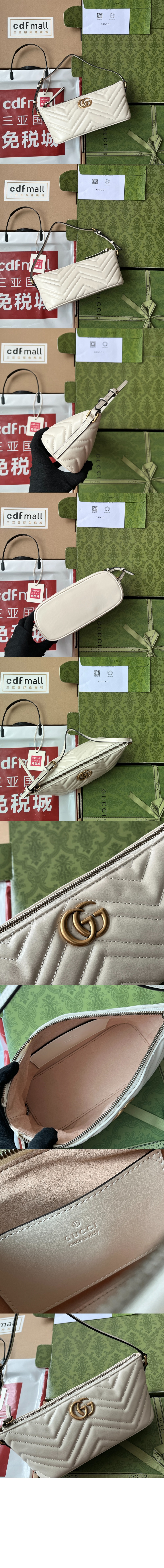 구찌 GG 마몽 마틀라세 숄더백 739166