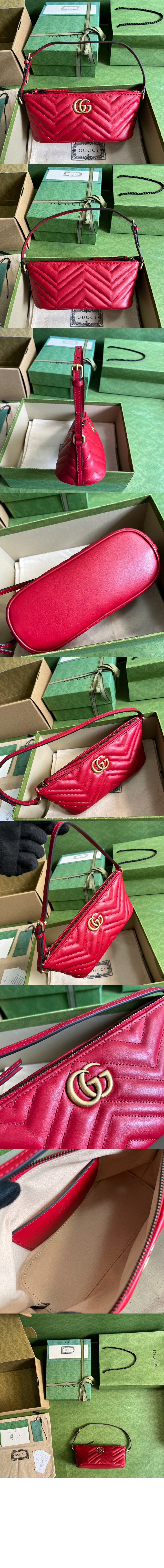 구찌 GG 마몽 마틀라세 숄더백 739166