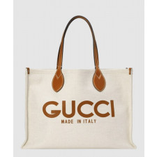 프린트 미디엄 토트백 772176