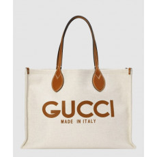 프린트 미디엄 토트백 772176