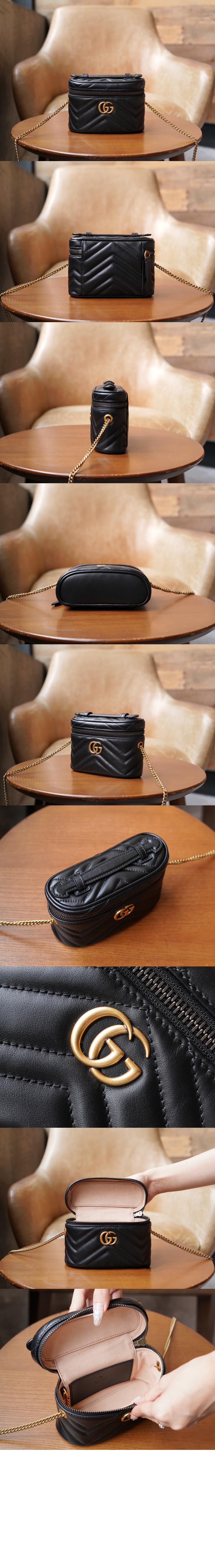 마몽 미니 탑 핸들백 699515