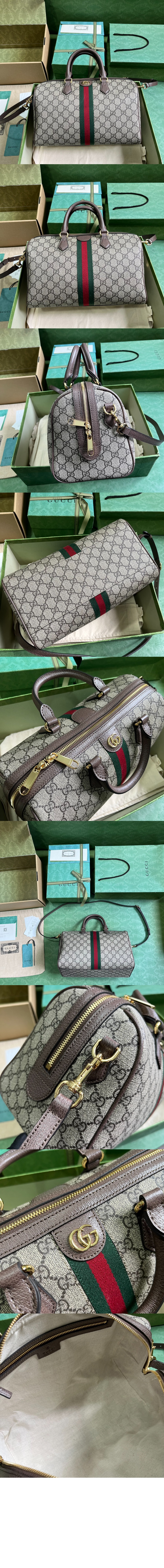 구찌 GG 미디엄 탑 핸들백 772065