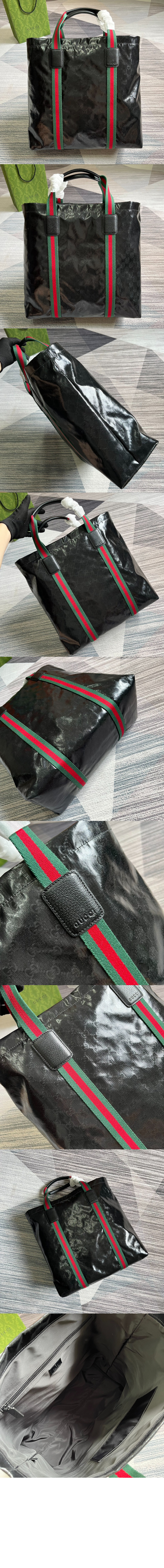 구찌 GG 크리스털 미디엄 토트백 763287