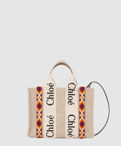 끌로에 스몰 퀼팅자수 토트백 CHC22