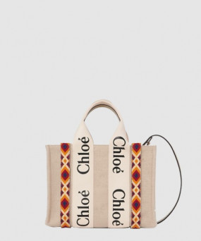 끌로에 스몰 퀼팅자수 토트백 CHC22