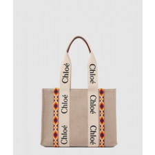 끌로에 미듐 퀼팅자수 토트백 CHC22