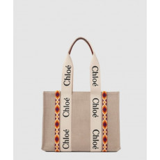 끌로에 미듐 퀼팅자수 토트백 CHC22