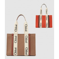 끌로에 우디 토트백 미듐 WS383