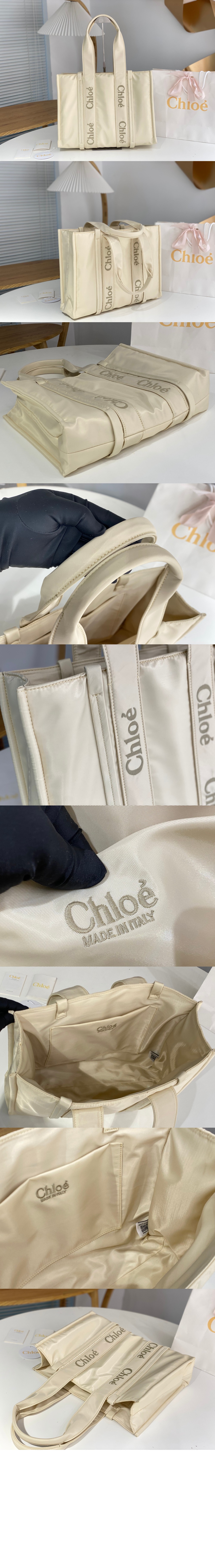 끌로에 우디 토트백 라지 WS382