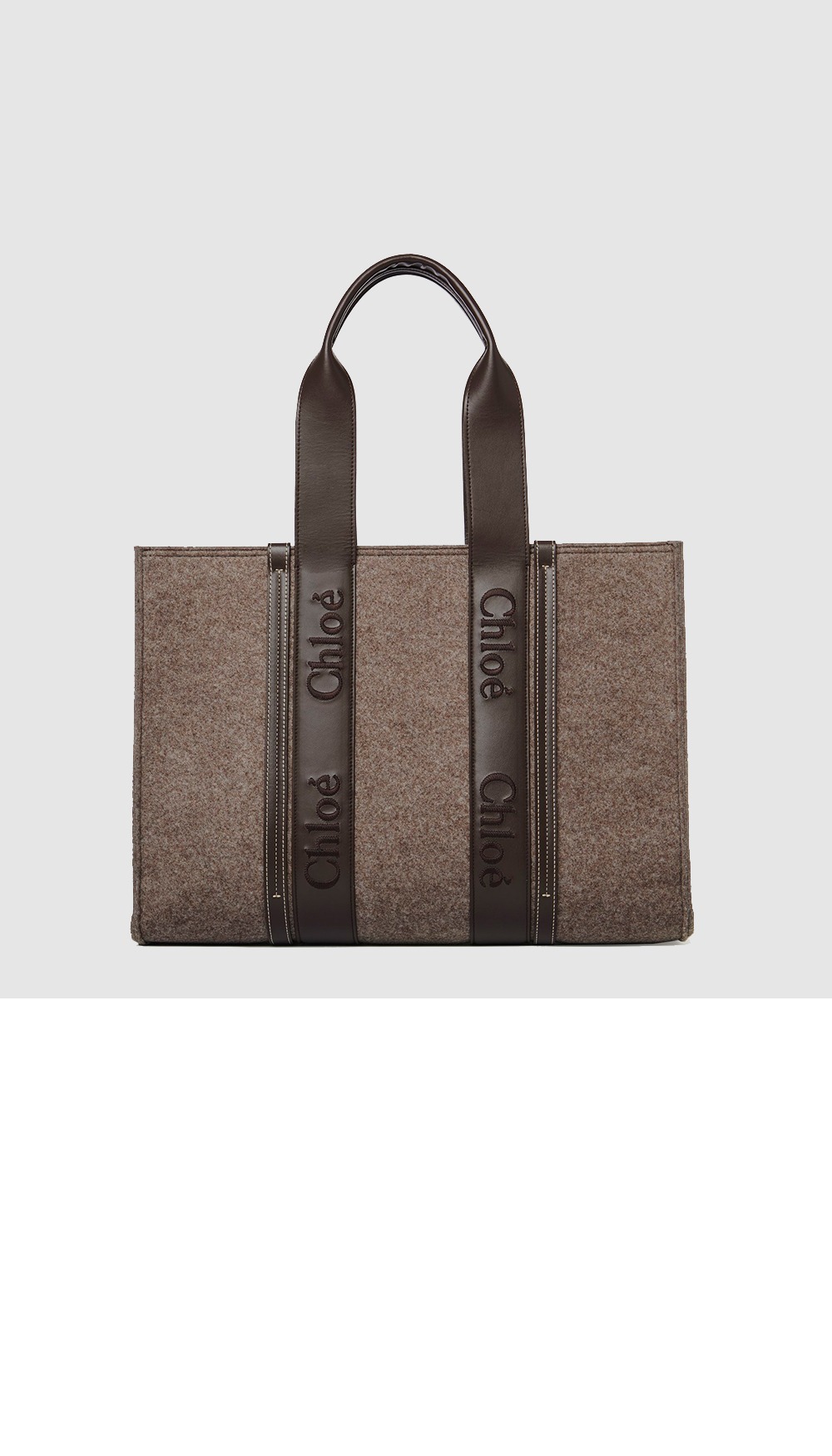 끌로에 우디 토트백 라지 WS382