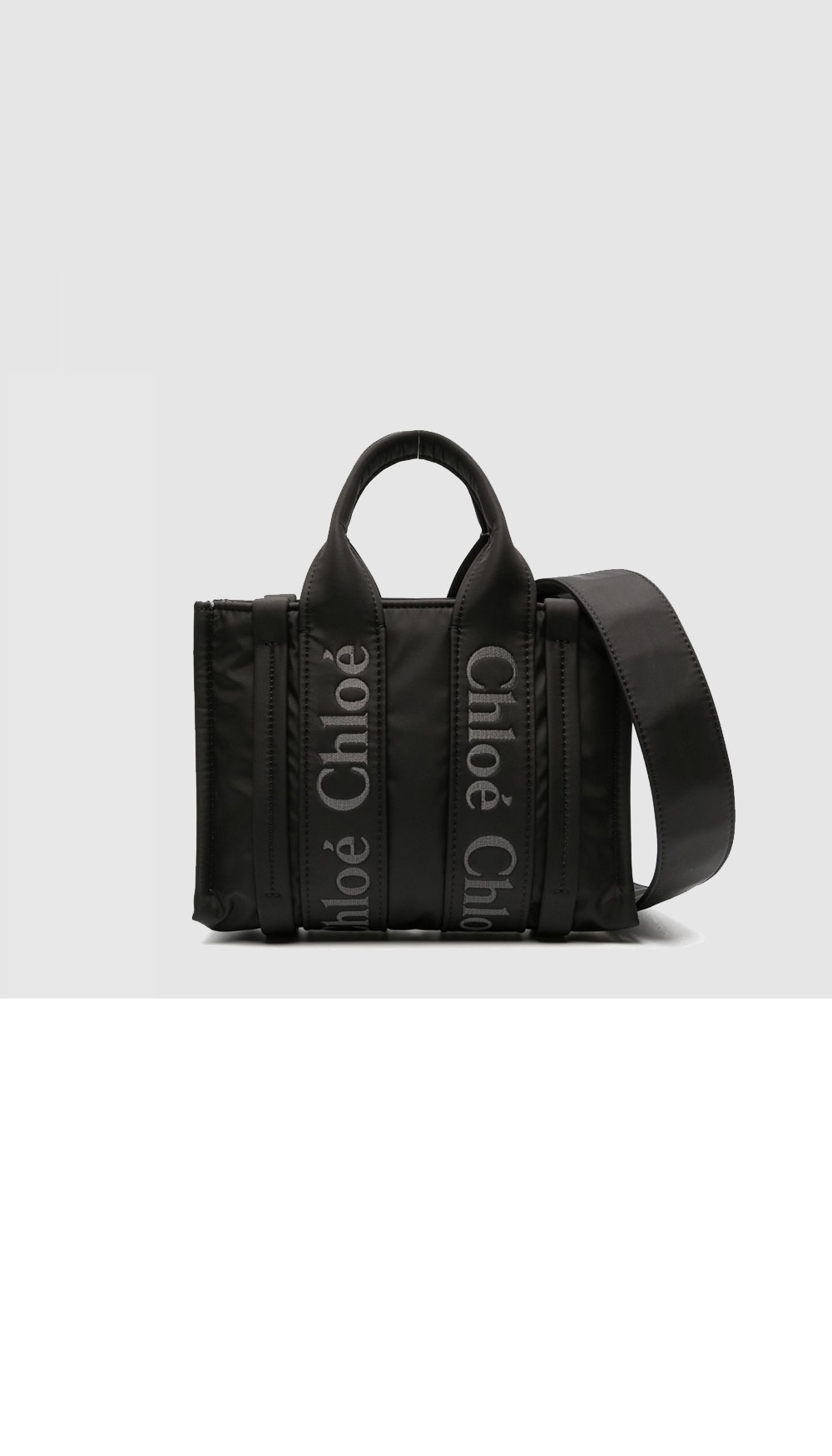 끌로에 우디 스트랩 토트백 스몰 WS397