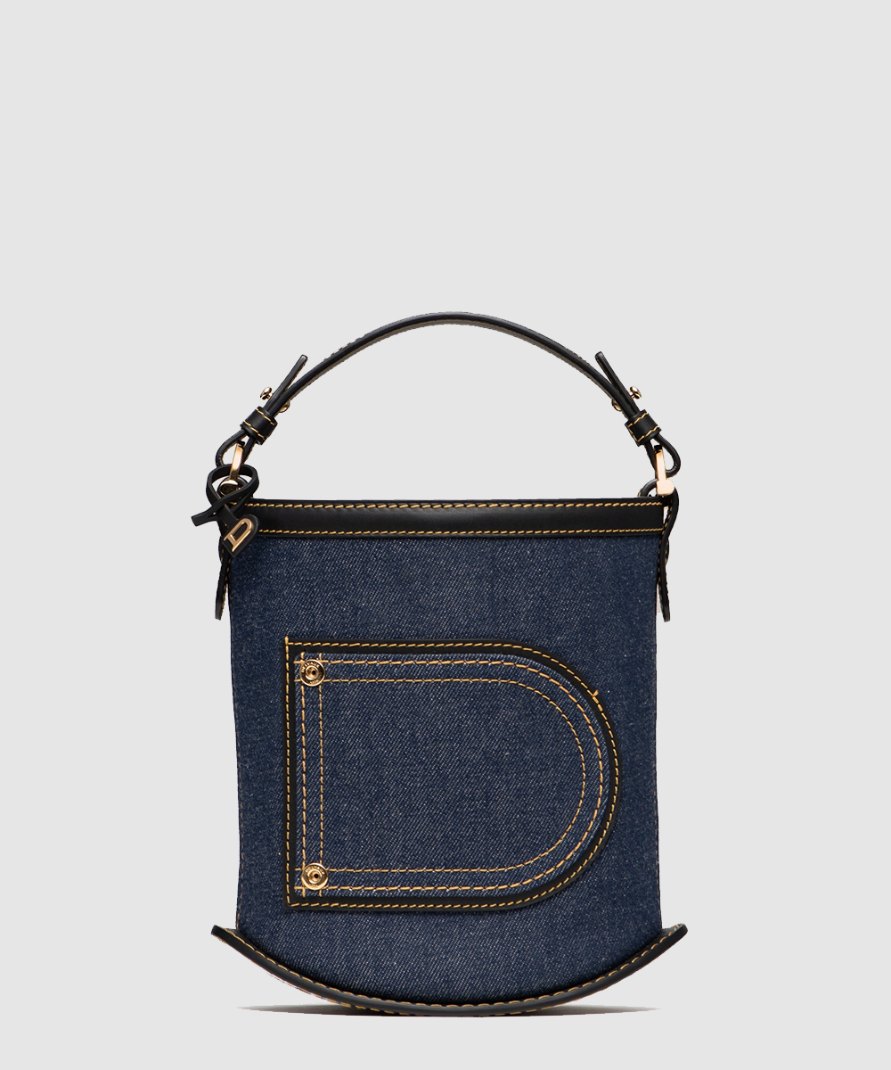 델보 핀 캔버스 토트백