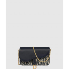 디올 Saddle 미디엄 체인 파우치 S5907