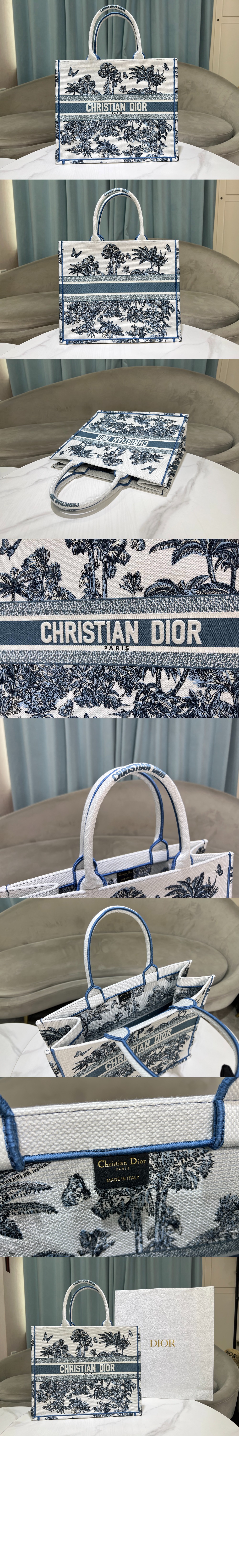 디올 북 토트백 미듐 M1296