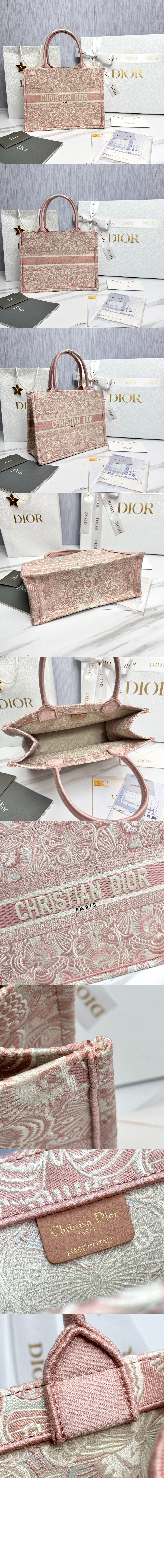 디올 북 토트백 미듐 M1296