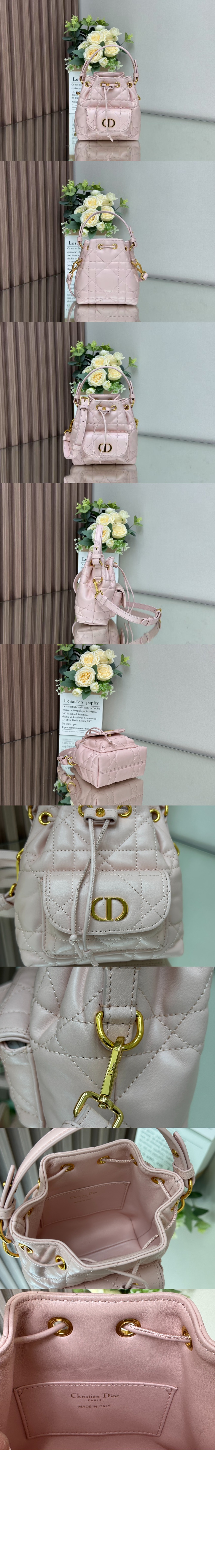 디올 Caro 나노 버킷백 S5250