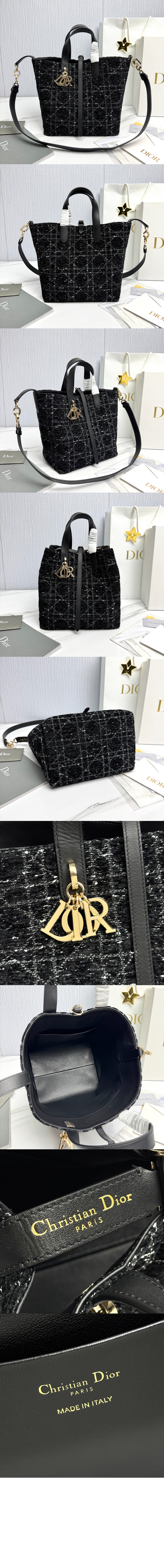 디올 Toujours 미디엄 버티컬 토트백 M2836