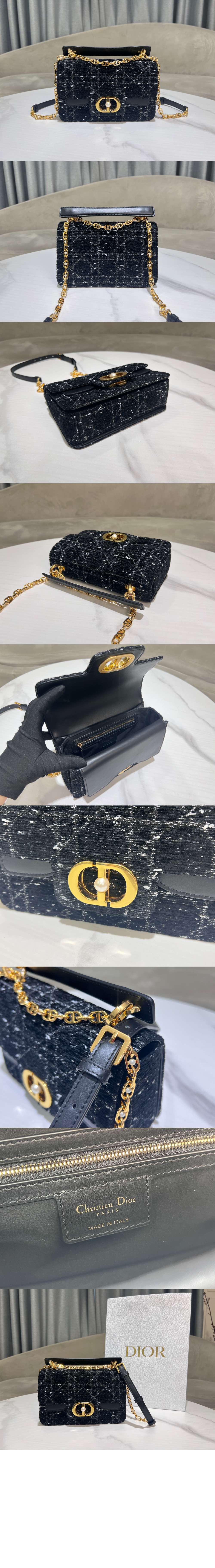 디올 Jolie 스몰 탑 핸들백 M9271