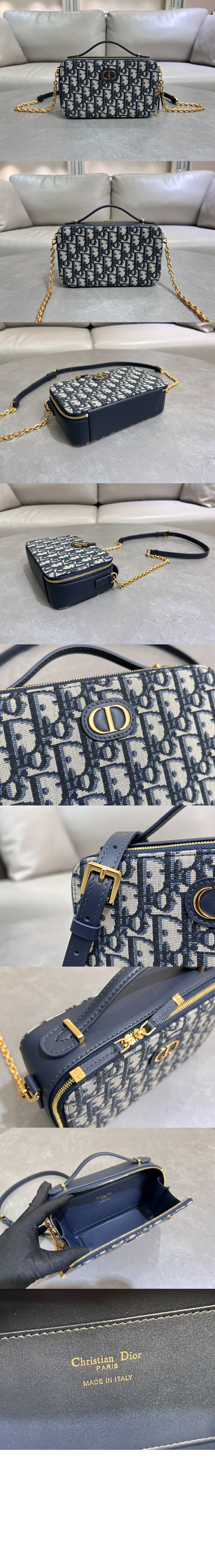 디올 30 몽테인 이스트 웨스트 탑 핸들 박스백 S2378