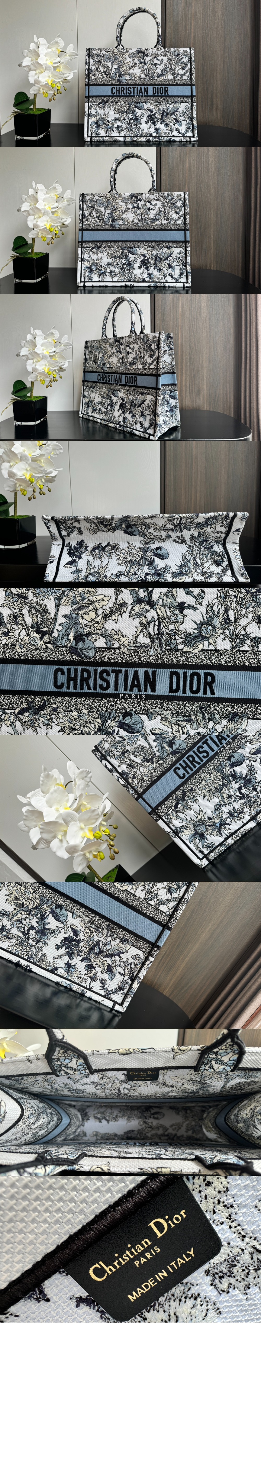 디올 북 토트백 라지 M1286