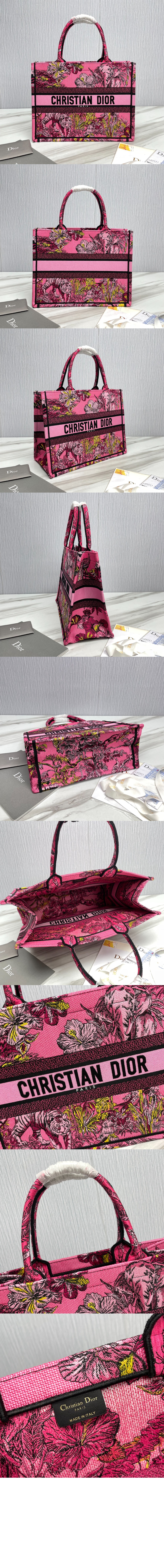 디올 북 토트백 미듐 M1296