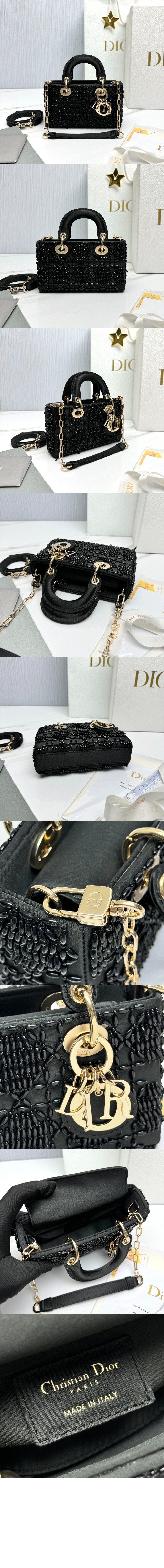 디올 레이디 디조이백 램스킨 마이크로 S0910