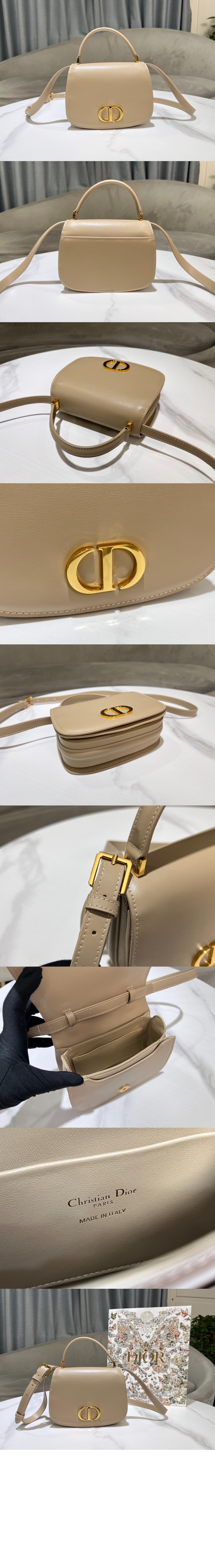 디올 30 몽테인 미디엄 탑 핸들백 M9371