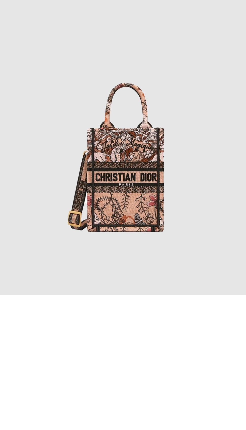 디올 북 토트 휴대폰백 미니 S5555