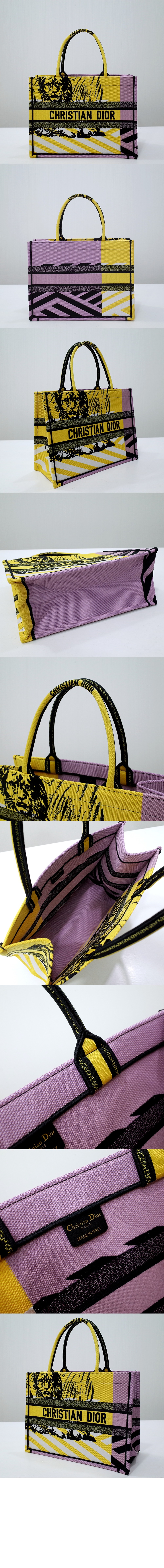 디올 북 토트백 미듐 M1296