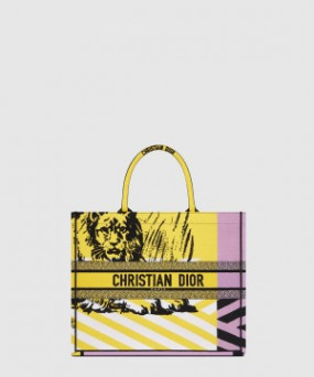 디올 북 토트백 미듐 M1296