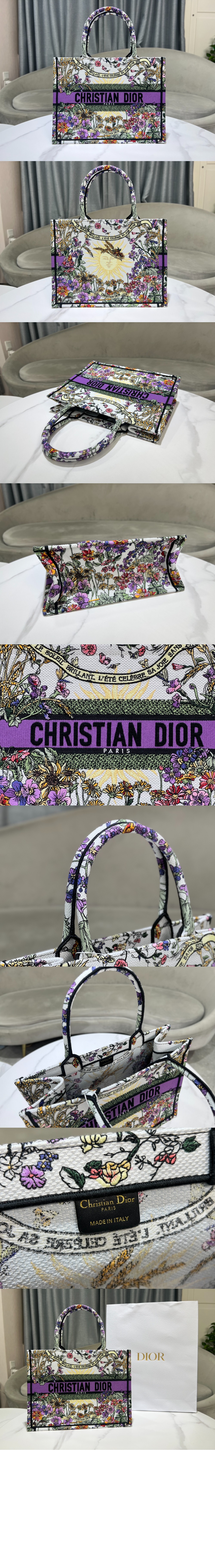 디올 북 토트백 미듐 M1296