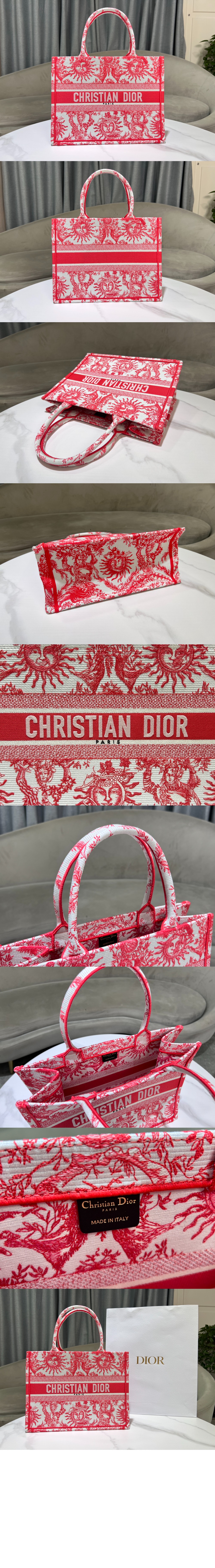 디올 북 토트백 미듐 M1296