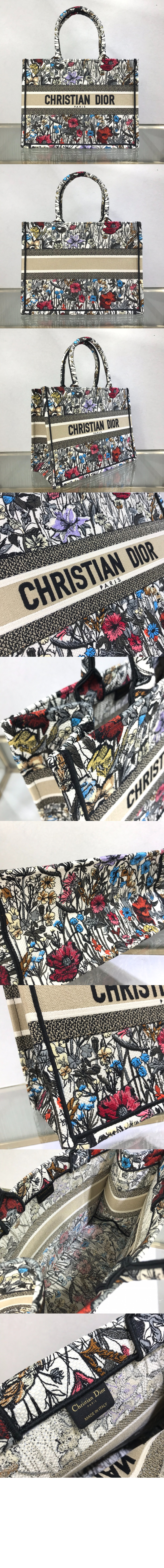 디올 북 토트백 미듐 M1296