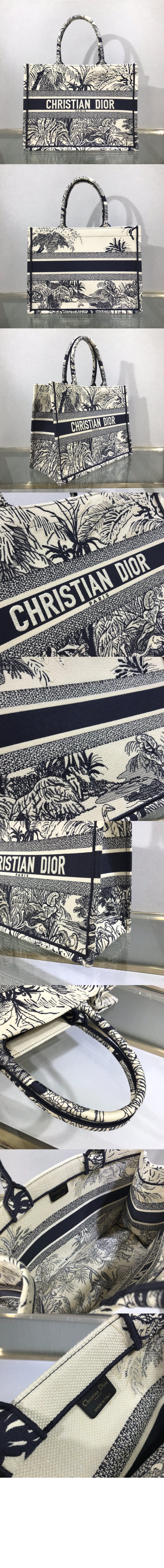 디올 북 토트백 미듐 M1296