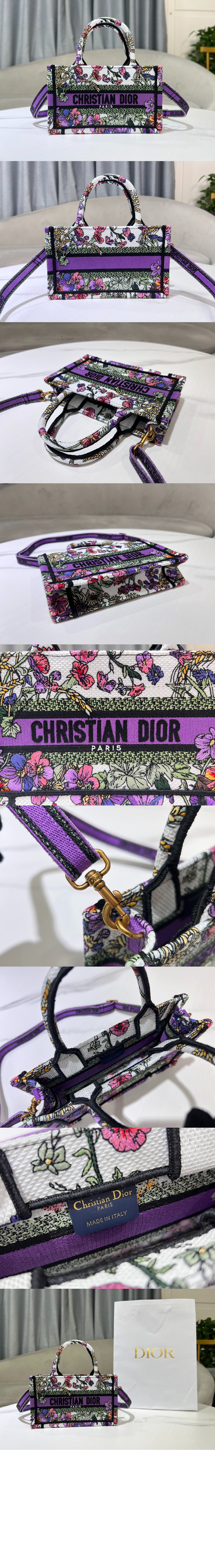 디올 북 토트 미니 숄더백 S5573