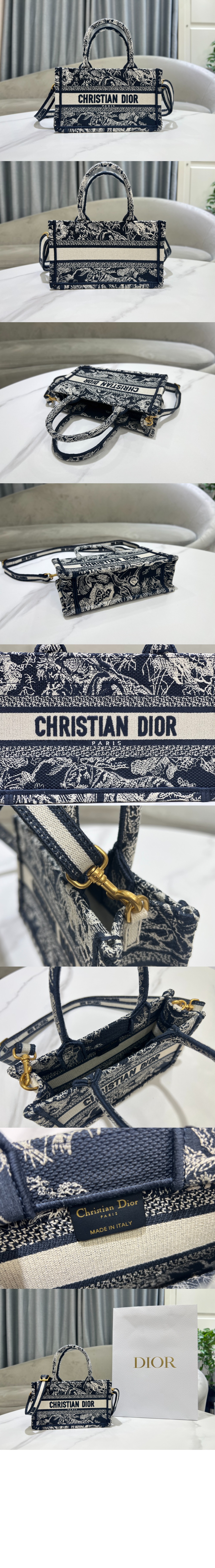 디올 북 토트 미니 숄더백 S5573