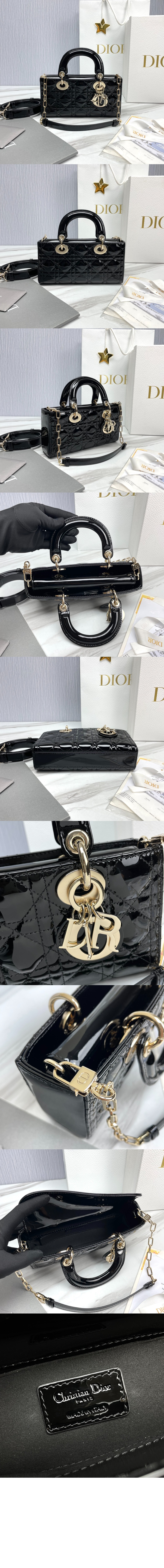 디올 레이디 디조이백 램스킨 스몰 M0613